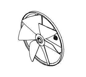 1472a5011 Coleman Powermate Blade Fan