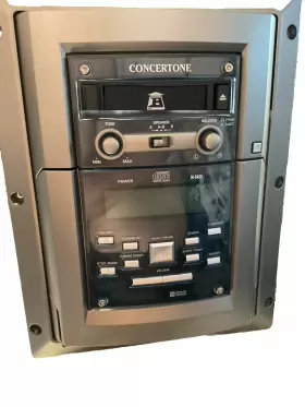 Rv2003 Concertone Rv Stereo System Compact Disc Casette Am And Fm Radio Not Tested Rv2003 Concertone Rv Stereo System Compact Disc Casette Am And Fm Radio Not Tested
