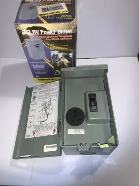 Psc-13-hr Connecticut Electric 094925032116 Rv Power Outlet 30a 120v