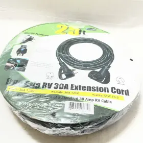 Conntek 15363 Nema Tt-30 Rv Extension Cord Ergo Grip Handle 30-amp/125-volt 25 Feet