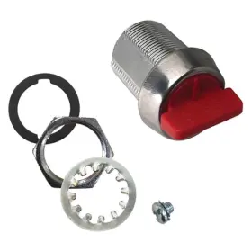 Clb-78-ss Creative Products Group Global Link - Key Ready Cam Lock With Red Thumb Turn Installed
