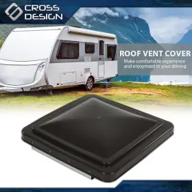 Ht-02trc0001dsm1 Crossdesign Smoke 14 Inch X14 Roof Vent Cover Camper Rv Trailer Ventline Fit For Elixir Ht-02trc0001dsm1 Crossdesign Smoke 14 Inch X14 Roof Vent Cover Camper Rv Trailer Ventline Fit For Elixir