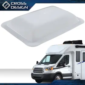 Ht-02trc0003awt Crossdesign 14 Inch X 22 White Rv Skylight Cover Camper Truck Trailer Food