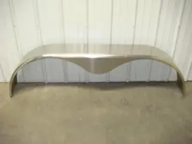 Ctw 681541689895 Single 1 Tandem Smooth Aluminum Cargo Trailer Fender 72 Inch L 20 H 10 W