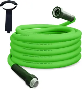 2325g Cupohus Rv Drinking Water Hose 25ft With Storage Strap Green No 2325g Cupohus Rv Drinking Water Hose 25ft With Storage Strap Green No