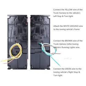 Czc Auto 611434030213 2pcs 12v Led Submersible Low Profile Rectangular Trailer Lights 4 #3 Czc Auto 611434030213 2pcs 12v Led Submersible Low Profile Rectangular Trailer Lights 4 #3