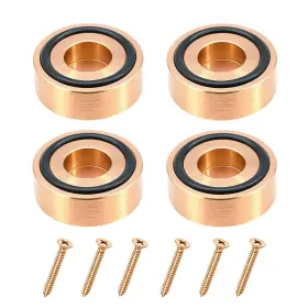 0529 Czmzhfc 4 Pcs Cutting Board Metal Feet With Screws 0.79 Inch W 0.32 H 4pcs Gold 0529 Czmzhfc 4 Pcs Cutting Board Metal Feet With Screws 0.79 Inch W 0.32 H 4pcs Gold