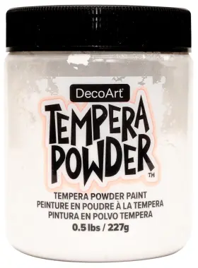 5a0020m5-1g395 Deco Art 766218148452 Decoart Tempera Powder 0.5lb-white