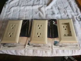 Wdr15iv Diamond Wall Ac Outlet Self Contained Rv Marine Ivory Lot Of 3