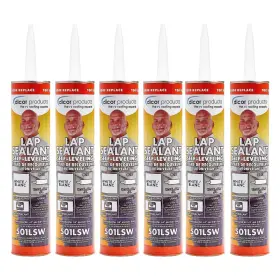 501lsw-6 Dicor Self-leveling Lap Watertight Sealant White 10.3 Oz Tube 6 Pack 501lsw