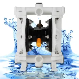 Qqbk-15 Dollate 167155 Air Operated Double Diaphragm Pump 1/2 Nch Inlet/outlet White