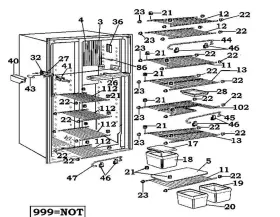2007337195 Dometic Refrigerator Rack Wire Shelf Used Ndr 1292 3 #3