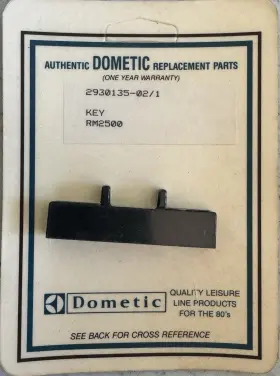 2930135-02 Dometic 2930135-02/1 Rv Refrigerator Latch Key 293013502