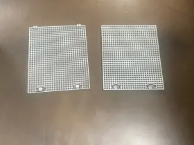 3313107.034 Dometic Pair Of 2 Return Air Grille Polar White 3313107034 3313107.034 Dometic Pair Of 2 Return Air Grille Polar White 3313107034