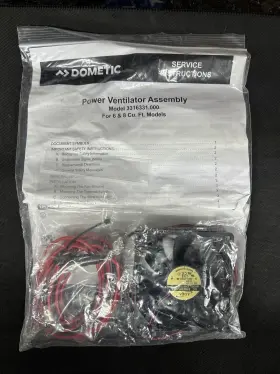 3316331.000 Dometic 4 Inch Am-vent Fan Kit 6 And 8 Cubic Feet Models D14 3316331.000 Dometic 4 Inch Am-vent Fan Kit 6 And 8 Cubic Feet Models D14
