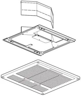 3317404.000 Dometic - Air Conditioner Ceiling Assembly Grille