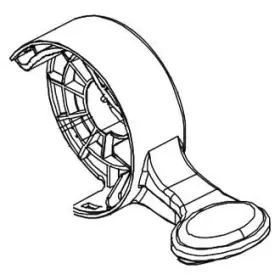 385311122 Dometic Rv - Bone Toilet Flush Pedal With Cartridge 385311122 Dometic Rv - Bone Toilet Flush Pedal With Cartridge