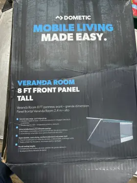 Sw21340001 Dometic 935008.120 Veranda Room 8 Foot Front Panel Standard Mobile