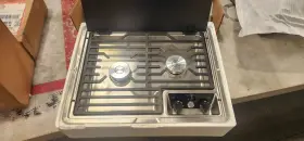958694536 Dometic 2-burner Drop-in Gas Cooktop Stainless With Glass Cover Las