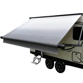 S53254 Dulepax 15ft2 Inch Heavy Duty Rv Awning Fabric Replacement - Fade Grey Vinyl S53254 Dulepax 15ft2 Inch Heavy Duty Rv Awning Fabric Replacement - Fade Grey Vinyl