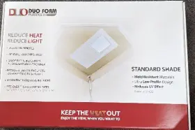Sls1422 Duo-form Plastics Standard Shield Rv Skylight Shade Sls1422 Duo-form Plastics Standard Shield Rv Skylight Shade