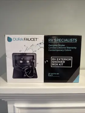 Df-sa170-bk Dura Faucet Rv Exterior Shower Box Kit Black . New. Trailer /