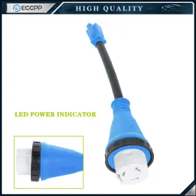 E10941cp396s Eccpp 15 Amp Male To 50 Female Locking Rv Adapter Cord Electrical