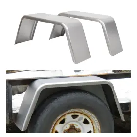 Ecotric Et-247 Trailer Fenders 14 -16 Wheels 2 Pack Compatible Car Hauler Cargo Square