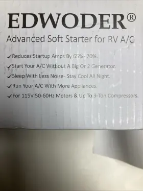 Strv12 Edwoder Soft Start For Rv Air Conditioner Advanced Ac Starter Kit With Led Nib #2 Strv12 Edwoder Soft Start For Rv Air Conditioner Advanced Ac Starter Kit With Led Nib #2