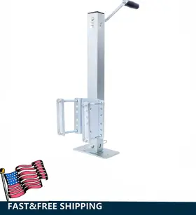 Esddg 699910690298 Bolt-on Trailer Jack Fixed Mount With Drop Leg 28.6 Inch Lift Capacity 2 500lbs