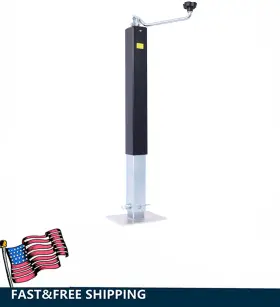 Esddg 699912444721 8000 Lbs Pro Series Square Jack Trailer Drop Leg With Footplate Sidewind