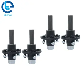 808013 Etecgo 4 Set Pre-assembled 1 Inch Bt8 Spindle Trailer Bearing On Hub Kit Round 808013 Etecgo 4 Set Pre-assembled 1 Inch Bt8 Spindle Trailer Bearing On Hub Kit Round