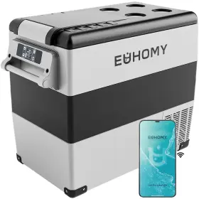 Cf-55-h Euhomy Camping Travel Cooler 59 Quart Electric Fridge 12/24v Dc Portable Freezer