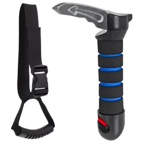 Eveme 712417747996 Blue Car Door Handle Assist Automotive Latch Support For Seniors And Disabled