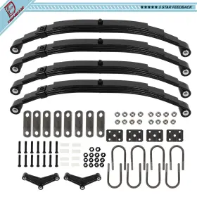 E845373way Eway-motor 4 Trailer Leaf Spring Eye/eye U-bolt Kit Hanger 6000lb Capacity