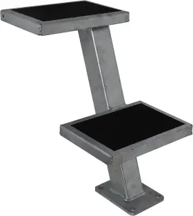 3006.6812 Extreme Max Galvanized Trailer Tongue Step - Double New Minor Scuff