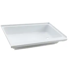 Tg-sp-4024-r Factory Rv Shower Pan 40x24x5 Right Drain White Camper Trailer Bathroom