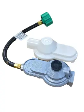 Gr-9950xf Fairview Rv Lp Propane 2 Stage Gas Regulator With 12 Inch Hose And Cover