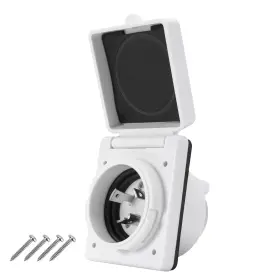Rv060b20240125 Ficstar 30 Amp Twist Lock Rv Power Inlet 125v/120vrv Shore With 3