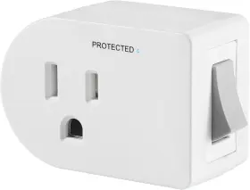 Fm-la64 Fiiman Single Surge Protector Plug With On/off Switch Etl 1 Pack White