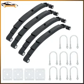 Firc4913160ss Firchassis For 2 3/8 Inch Tube - 3500 Lb Axles Tandem Double Eye Spring Trailer Suspension Kit