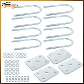 Firc4927300ss Firchassis For Shaft Diameter 3 Inch Common 5200 To 7000 Pound Shafts Trailer U Bolt Kit