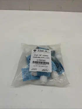 Flair-it 16840 Set Of 10 Flair-it 1/2 Inch Pex Fresh Water Compression Coupling Plumbing