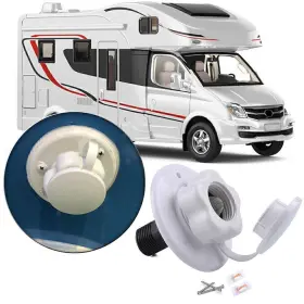 Flashbuyeasy 550752525974 19mm Water Inlet Valve Hatch Gravity Fresh Fill Fit Camper Trailer Car Rv