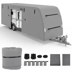 Fl182183road Flatroad Rv Cover 18ft-20ft Windproof Extra Thick Camper With Adhesive Repair Patches