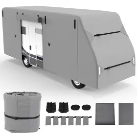Fl18242at166ps Flatroad 20-23ft Class C Trailer Travel And Rv Camper Covers Water Proof Non-woven Fabrics