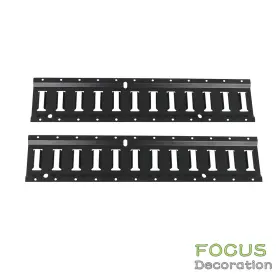Fd1522896dn Focus-decoration Coat Black E Track Tie Down Rail Kit 2ft 2 Pack For Garages Vans Trailers Steel Fd1522896dn Focus-decoration Coat Black E Track Tie Down Rail Kit 2ft 2 Pack For Garages Vans Trailers Steel