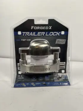 Forgedx 767461006391 Stainless Steel Trailer Lock For 2 Inch To 2-5/16 Couplers Trailers Rvs