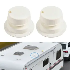 Fortodayy 550754407186 Plumbing Vent Cover Attic Roof Cap For Rv Camper Trailer Motorhome White 2pcs