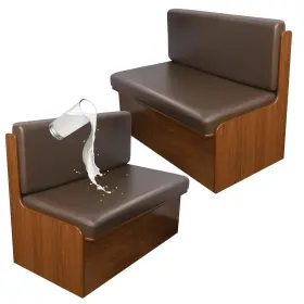 Fczdt-25-pu2-0001 Fuangui Rv Dinette Cushion Covers Waterproof Pu Leather Stretch Washable Booth Seats